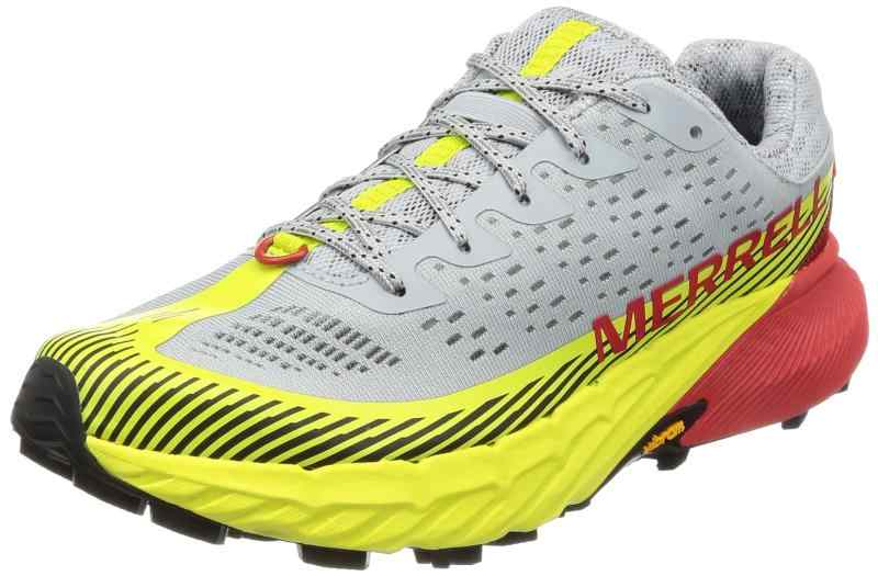 MERRELL(メレル) メンズ AGILITY PEAK 5トレイルランニングシューズ TAHOE/CLOUD-OYSTER/OLIVE-BEACH