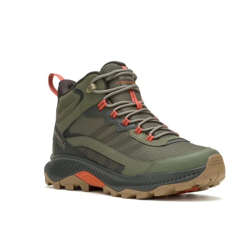 MERRELL(メレル) メンズ SPEED STRIKE 2 MID WATERPROOF 防水[メレル] ハイキングシューズ SPEED STRIKE 2 MID WATERPROOF 防水 メンズ BLACK 25.0 cm 2E