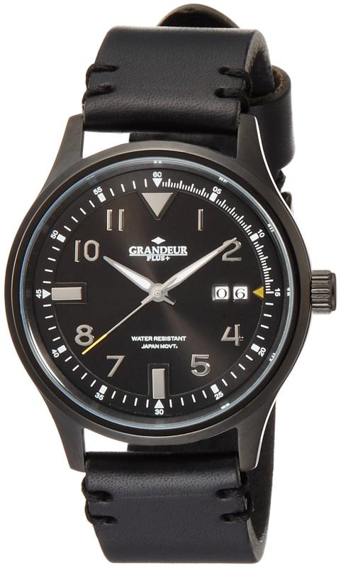 [グランドール プラス]GRANDEUR PLUS 腕時計 ビッグデイト イタリアンレザー(タンニンレザー) GRP005B1 メンズ 8,108円