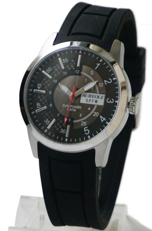 [オレオール] S・P・F・Wソーラー メンズ腕時計 SW-608M-01 ブラック｜luck-luck