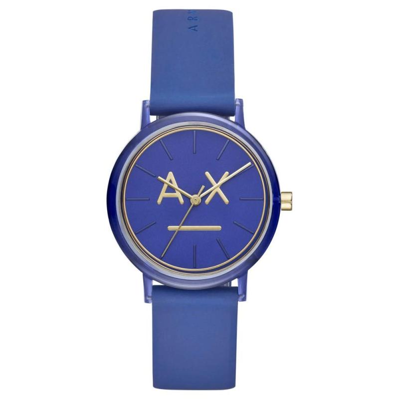 Armani Exchange クォーツ腕時計 シリコンストラップ付き AX5558