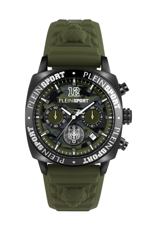 【PLEIN SPORT】 メンズ 腕時計 Watch プレインスポーツ WildCat ワイルドキャット PSGBA0223 クォーツ 5気圧防水 ミネラルガラス マルチカラー文字盤 ステンレススチール [並行輸入品]