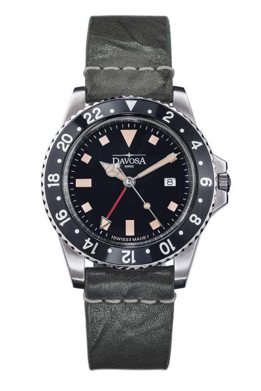 [ダボサ]DAVOSA 腕時計 Ternos Vintage DIVER QZ GMT 10気圧防水 162.500.55｜luck-luck