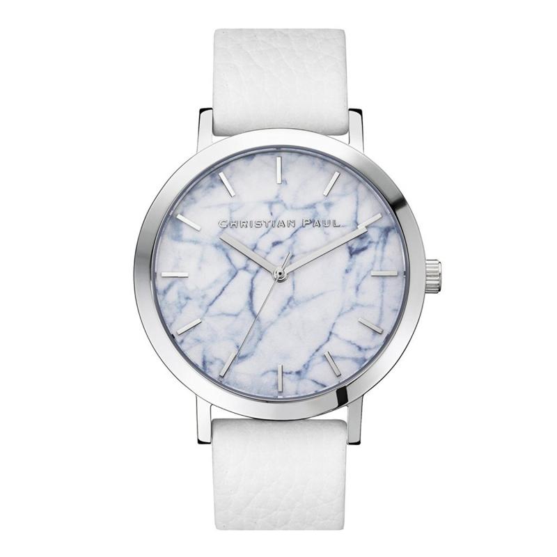 Christian Paul christianpaulシルバーホワイトWatch mr-08メンズとレディース