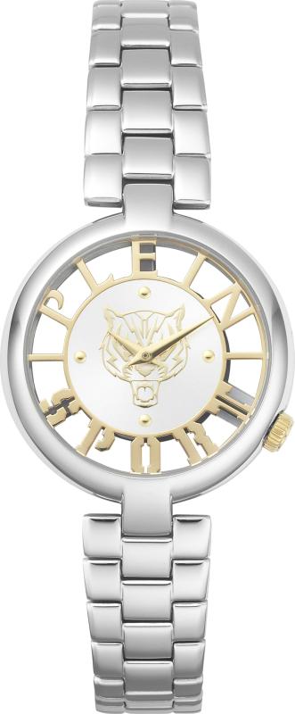 【PLEIN SPORT】 レディース 腕時計 Watch プレインスポーツ Tiger Luxs タイガーラックス PSMBA0123 クォーツ 5気圧防水 ミネラルガラス シルバー文字盤 ステンレススチール [並行輸入品]