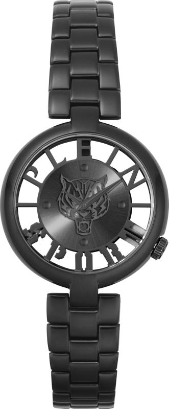 【PLEIN SPORT】 レディース ウォッチ Watch 飾り気の無い運動競技 Tiger Luxs 虎ラックス PSMBA0623 石英 5空圧雨合羽 鉱物硝子 黒いこと文字記号盤 ステンレス鋼スチール写真 [並行輸入品]