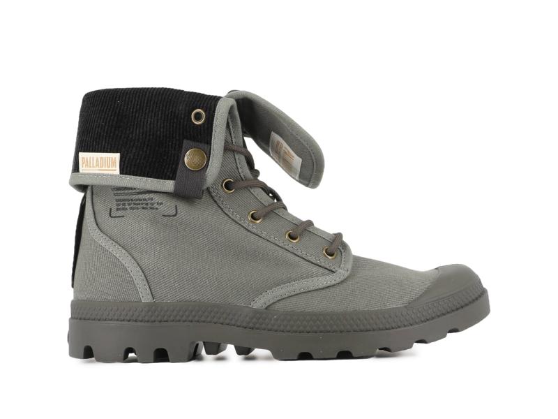 [パラディウム] ハイカットスニーカー BAGGY MICHIGAN BLACK(008)-WOODLIN(209)