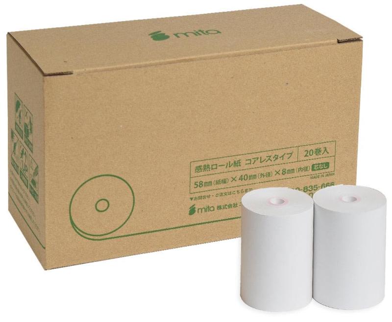 mita 感熱渦状文紙 58×40×8中核グループ受け答え ハンデ停留所 ・ 移動性印刷人などに相応う