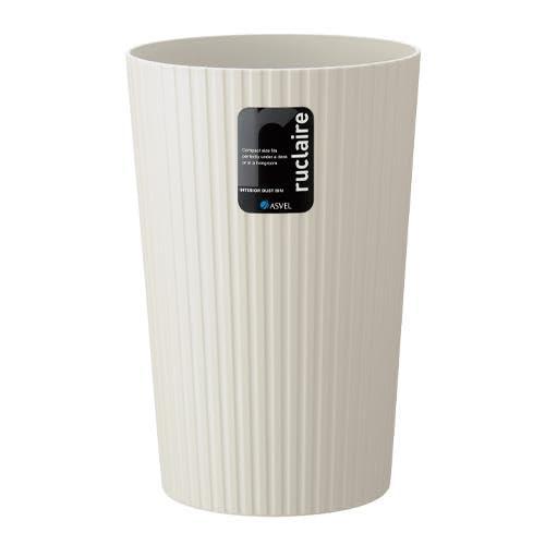エスコ(Esco) φ195x280mm/ 6L ﾀﾞｽﾄﾎﾞｯｸｽ(丸型/白/6個) EA995AA-601