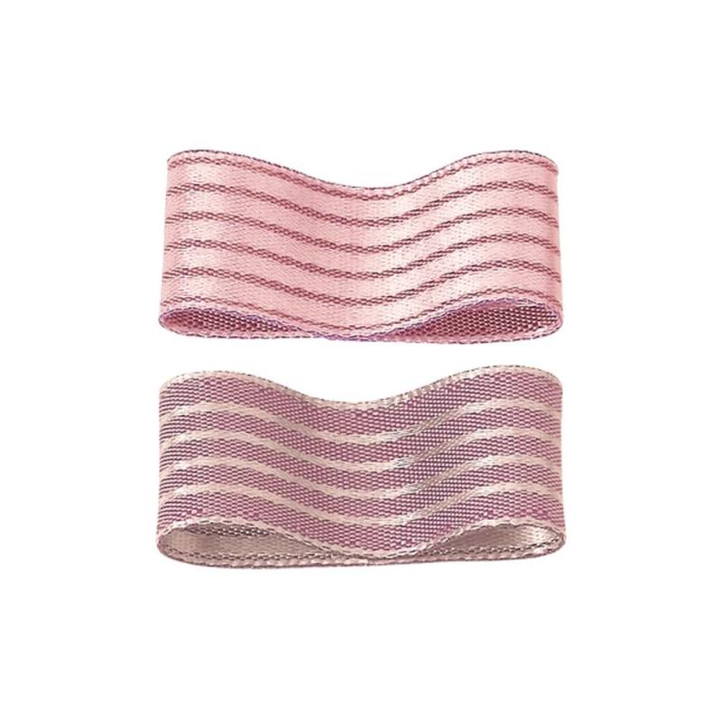 RibbonBon ペンタストライプシャンブレーリボン #661 36mm幅 巻(30m) 6サイズ20色展開
