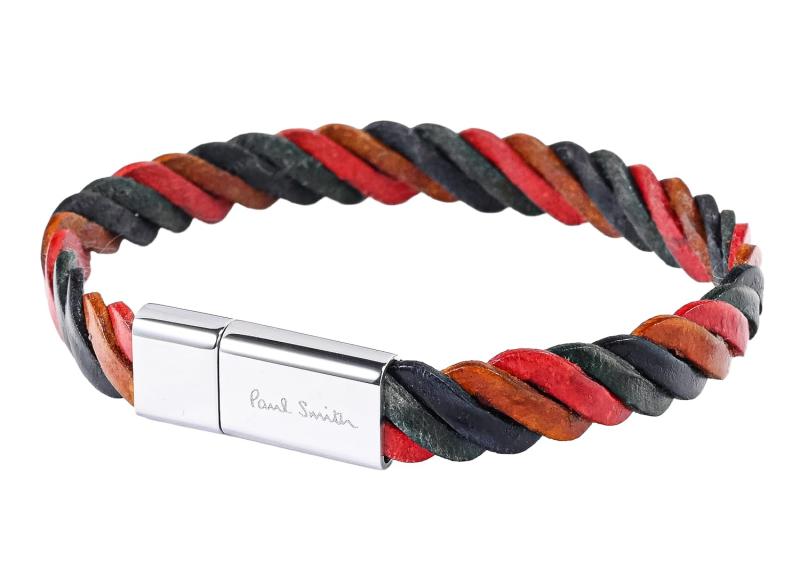 Paul Smith マルチカラー編み込みブレスレット Paul Smith（ポール・スミス） ブレスレット M1A BRAC APLAIT メンズ