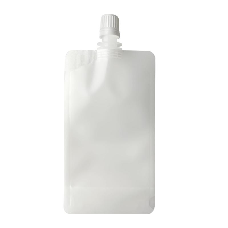 100ml 半透明 スパウトパウチ 【Duck100スリム】100枚入り スリム スタンドパウチ 詰め替えパウチ 食品用 化粧品用 旅行用 出張用 携帯用|luck-luck