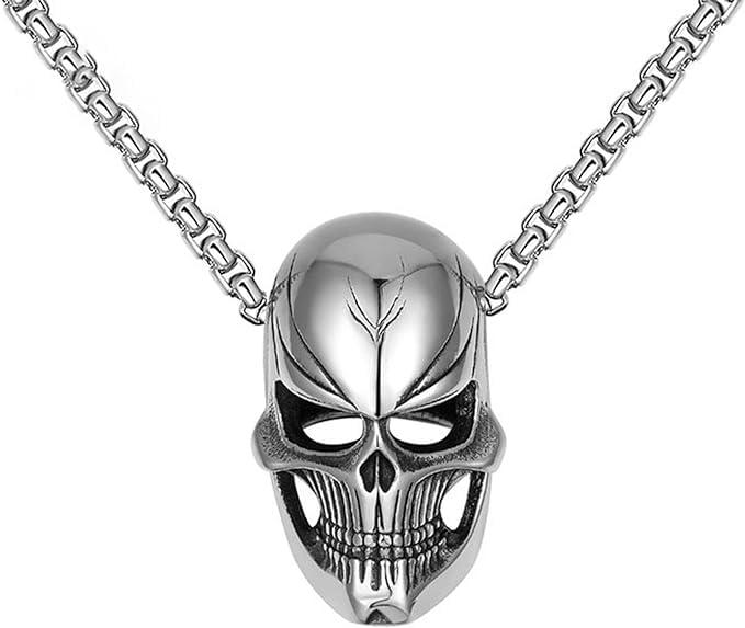 楽天市場】SenjuPT-5[TWO FACES](スカルペンダント/シルバー