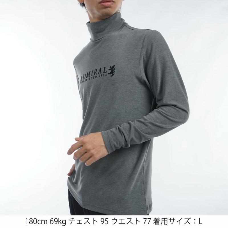 Admiral GOLF(アドミラル ゴルフ) ソフトタッチ ロングスリーブ タートルシャツ ADMA484