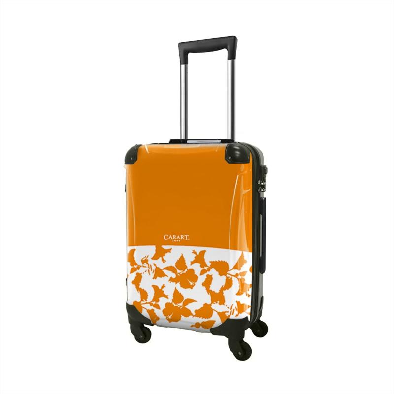 [キャラート] 旅行バッグ 作物旅行バッグ 第一義的 ピポパ ファスナー4輪 機内持込 31L 静音キャスター CRA02WS-006E 岩礁赤銅色