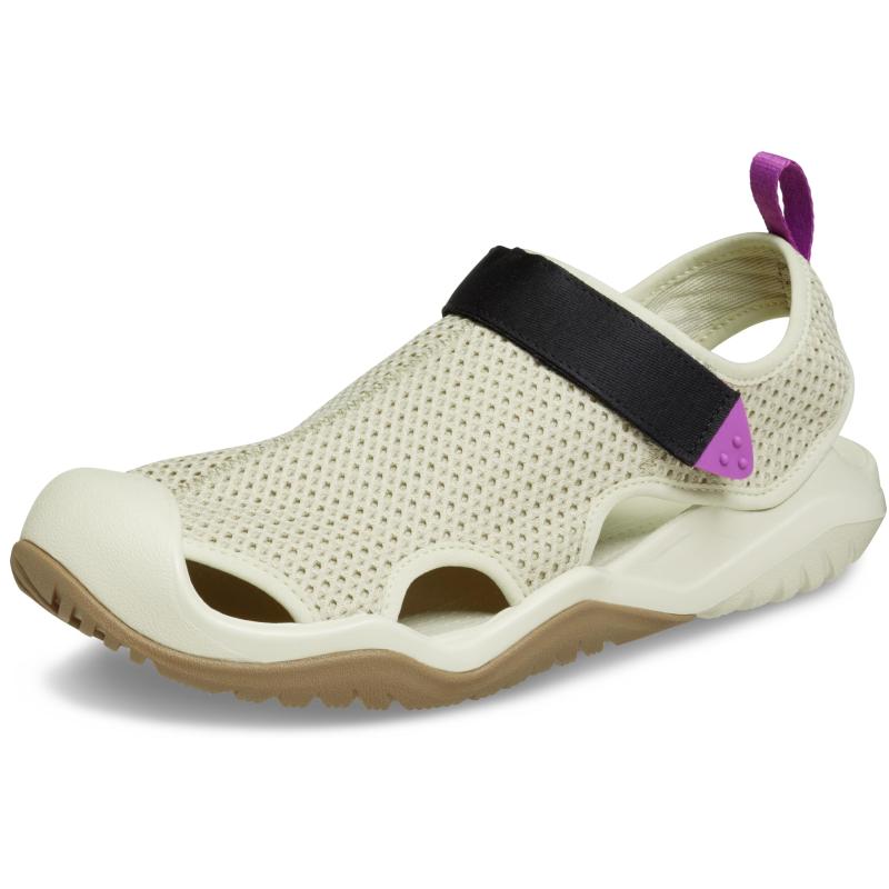 Crocs メンズ スウィフトウォータープレミアムワンメッシュデックサンダルメンスポーツサンダル