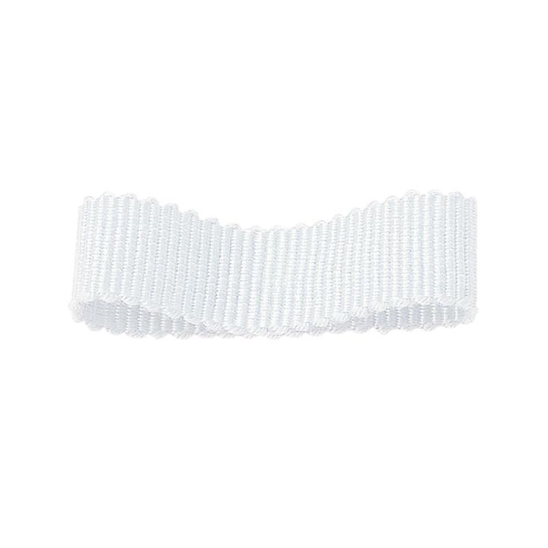 RibbonBon レーヨンペタシャムリボン #001 ホワイト 75mm幅 巻(30m) 11サイズ80色展開