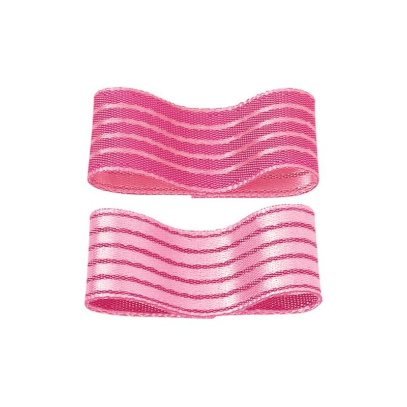 RibbonBon ペンタストライプシャンブレーリボン #607 36mm幅 巻(30m) 6サイズ20色展開
