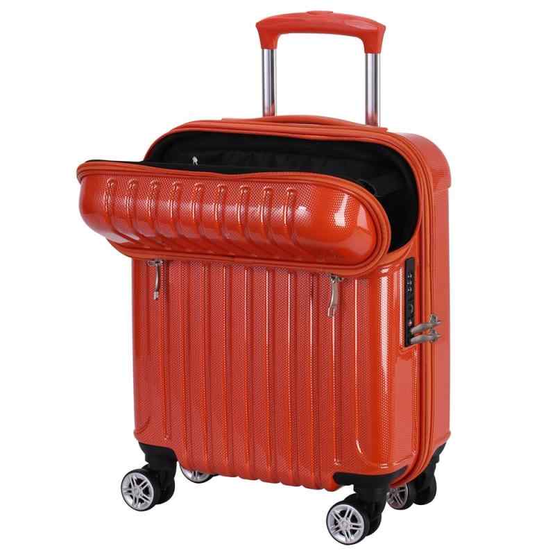 [アクタス] スーツケース キャリーケース ジッパー トップオープン トップス 機内持ち込み可 24L 45 cm 2.6kg｜luck-luck