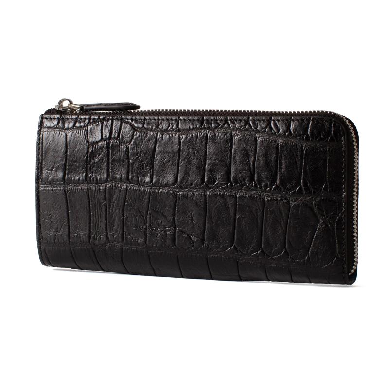 [LEATHER CRAFT COMPANY] 財布 長財布 ロングウォレット ワニ革 セミマット加工 LCR-1217M｜luck-luck