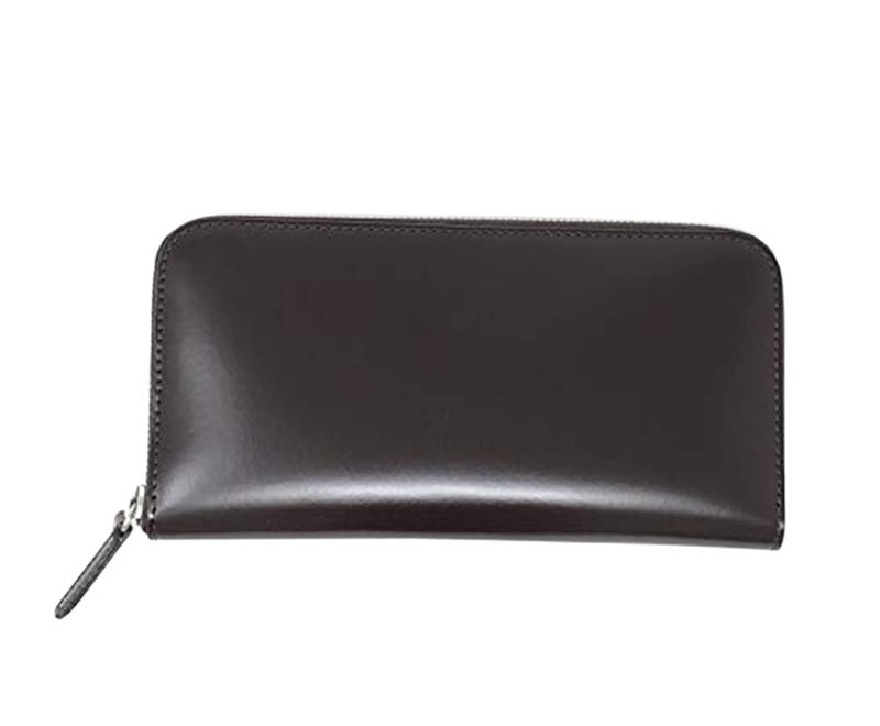 [Bell la bell] ベルラベル 二つ折り 財布 コードバン [日本製] オールレザー メンズ財布 (小銭入れ付き)｜luck-luck