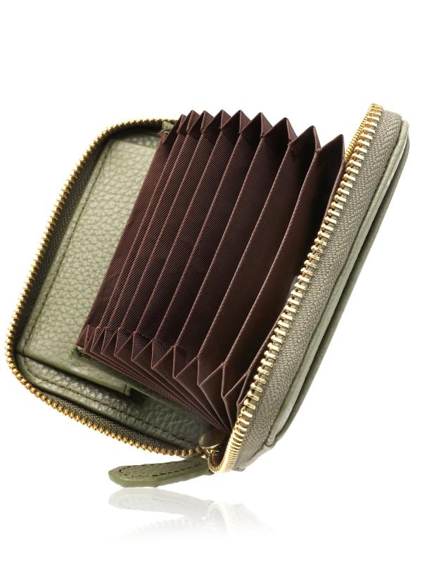 【MURA】 メンズ じゃばら財布 カード入れ コインケース お札が折れない イタリアンレザー 本革｜luck-luck