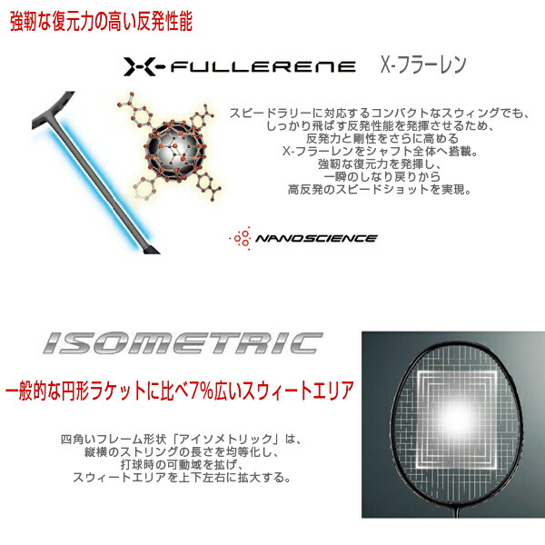 【楽天市場】ナノレイ Zスピード／NANORAY ZSPEED（NRZSP）《ヨネックス バドミントン ラケット》 ：テニス・バドミントン