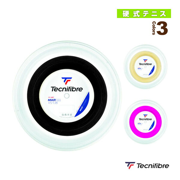マルチフィール MULTI FEEL 200mロール 02RMU テクニファイバー テニスストリング（ロール他）