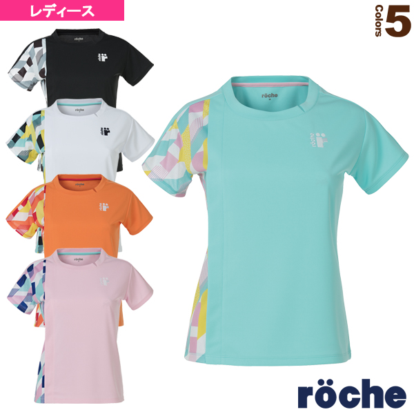 楽天市場】プラクティスTシャツ／レディース（229514）《ローチェ（roche） テニス・バドミントン ウェア（レディース）》 : テニス・ バドミントン Luckpiece