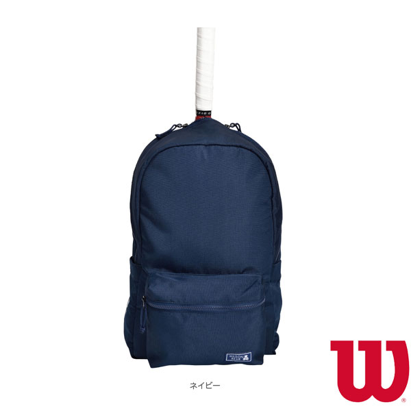 One Bear Backpack 壱ベア リックサック Navy ラケット1許保管可 Wr ウィルソン 庭球 御徒面子 Thebroomroom Co Uk
