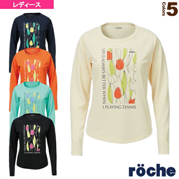 楽天市場】プラクティスTシャツ／レディース（RG481）《ローチェ（roche） テニス・バドミントン ウェア（レディース）》 : テニス・バドミントン  Luckpiece