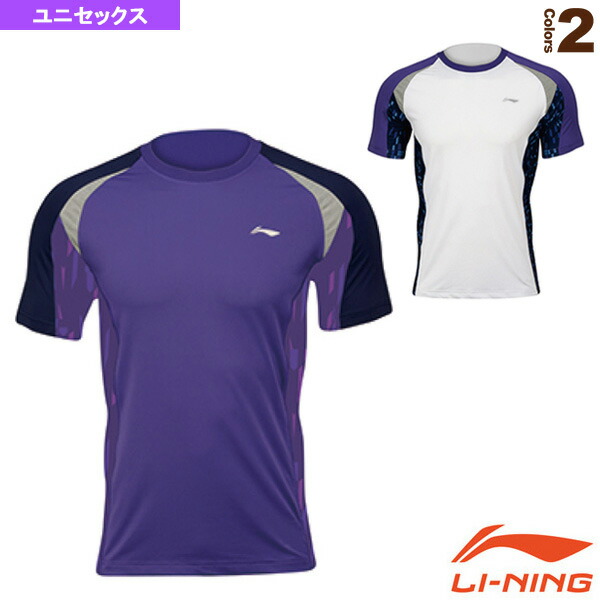 リーニン　Tシャツ　卓球　テニス　バトミントン 楽天市場】LI-NING AAYT057 ゲームシャツ バドミントンウェア