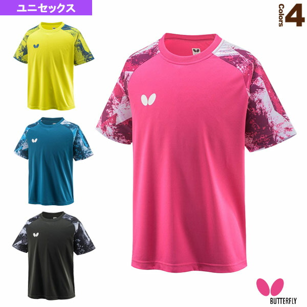 楽天市場】ルイカラ・Tシャツ／RUIKARA T-SHIRT／ユニセックス（45840）《バタフライ 卓球 ウェア（メンズ/ユニ）》 :  テニス・バドミントン Luckpiece