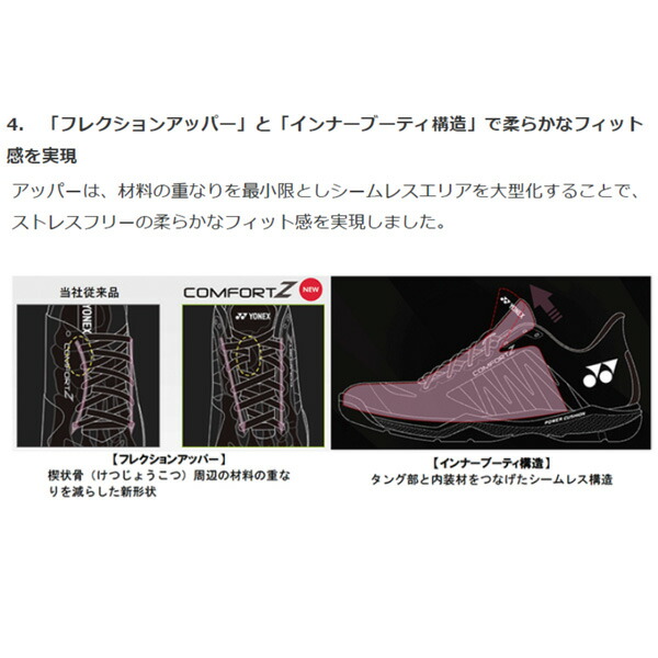 新作 パワークッションコンフォートZワイドミッド POWER CUSHION COMFORT Z WIDE MID ユニセックス SHBCFZ3WM  《ヨネックス バドミントン シューズ》 fucoa.cl