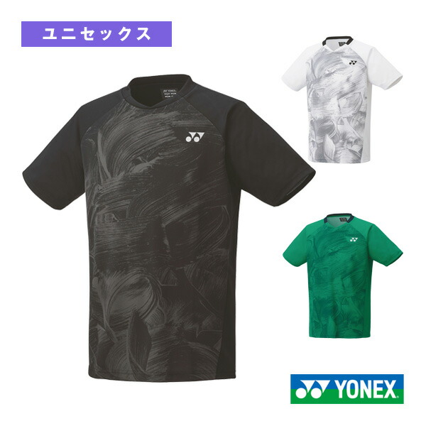 【L】YONEX バドミントン 半袖シャツ ホワイト/ネイビー 楽天市場】ヨネックス レディース ゲームシャツ テニス