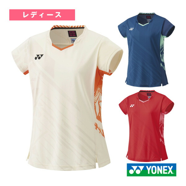 ヨネックス　ゲームシャツ　バドミントン　　　日本代表モデル　レディース　Oサイズ YONEX ヨネックス バドミントン ウェア WOMEN ゲームシャツ