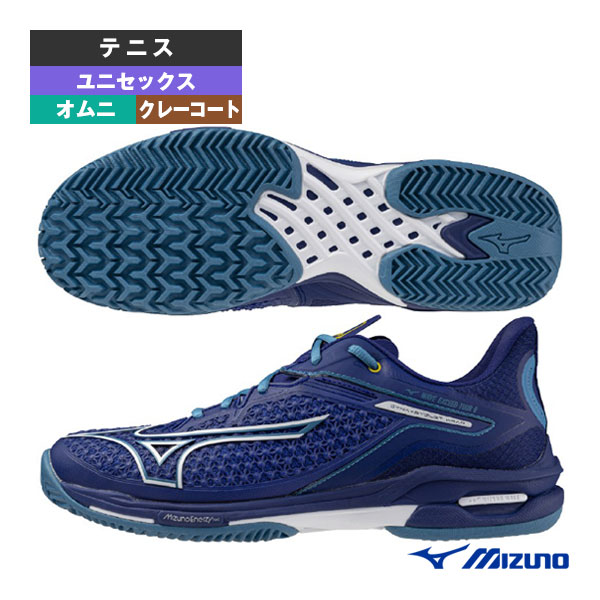 ウエーブエクシードツアー6 WAVE EXCEED TOUR6 オムニクレーコート ユニ一発やる 61GB2472 ミズノ 庭球シューズ