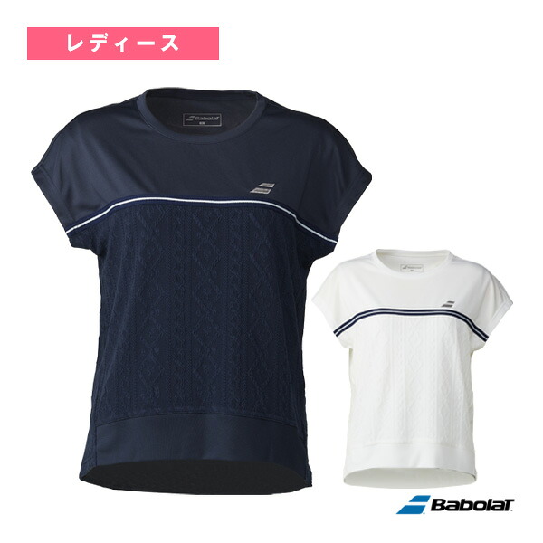 ピュア ショートスリーブシャツ／PURE SHORT SLEEVE SHIRT／ルーズフィット／レディース（BWG5326） バボラ テニスウェア（レディース）