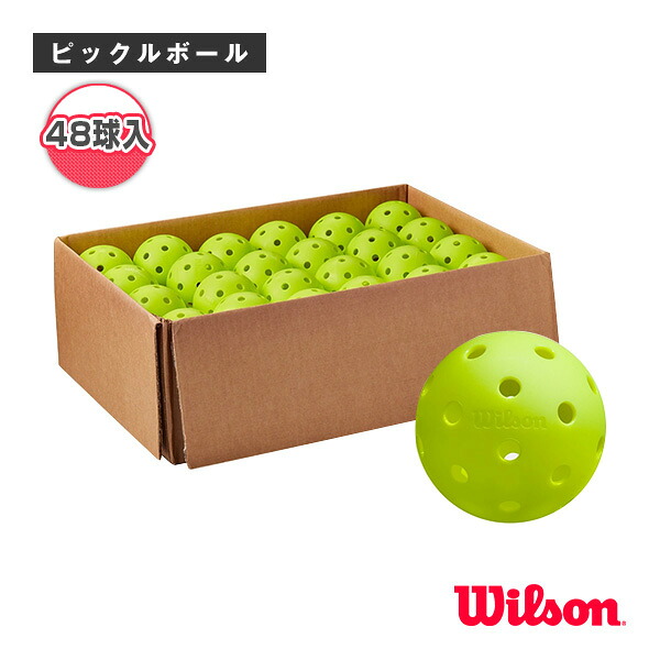 TRU 32 48球 WR8900601001《ウィルソン ピックルボールボール》