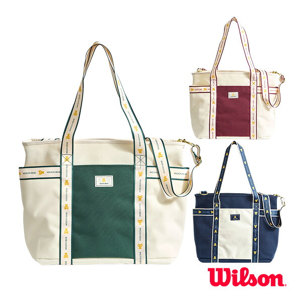 ベア JPN コレクション トートバッグ BEAR JPN COLLECTION TOTE WR804800 ウィルソン テニスバッグ