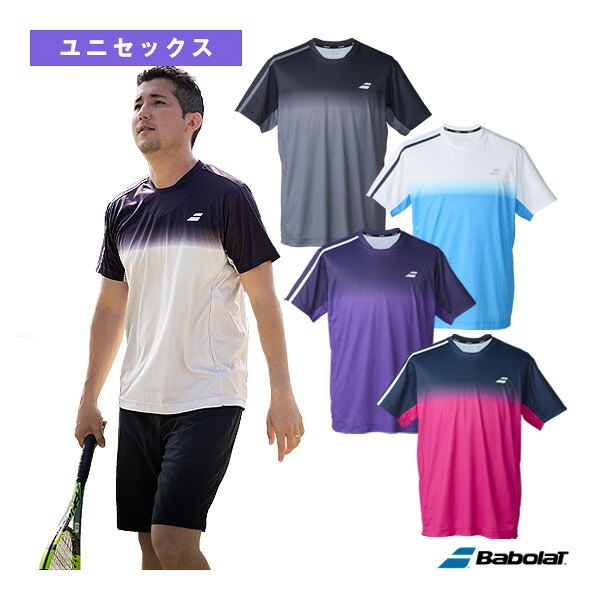 クラブレンジ 半袖シャツ CLUB SHORT SLEEVE SHIRT ユニセックス BUG6310C バボラ テニスウェア(メンズ/ユニ)