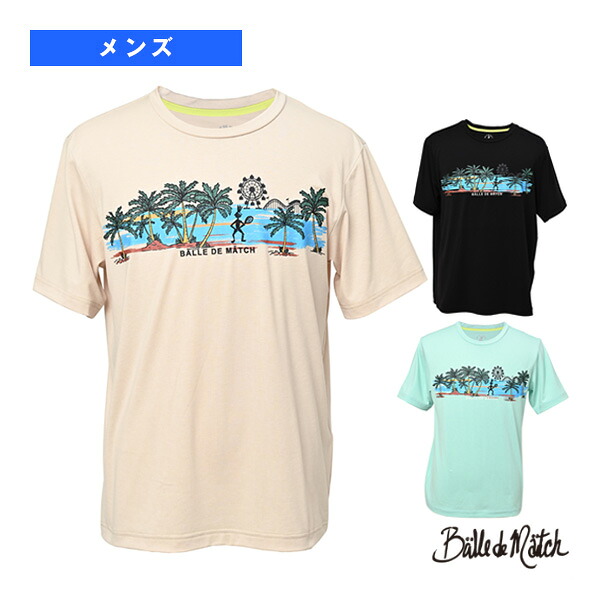 グラフィックTシャツ メンズ BDM-F1112 バルデマッチ テニスウェア（メンズ/ユニ）