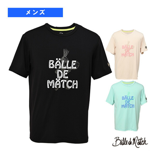 グラフィックTシャツ メンズ BDM-F1113 バルデマッチ テニスウェア（メンズ/ユニ）