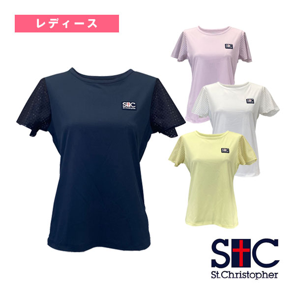 See-through sleevesプルオーバー レディース STC-BFW2071 仙クリストファー 庭球お召しもの（レディース）