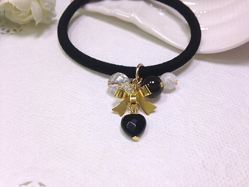 楽天市場】【ラピスラズリヘアゴム 大玉ラピスラズリ 薔薇チャーム