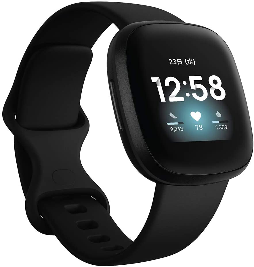 Fitbit 一致ビット Versa3 Gps載せる スマート属目 黒奴 Fb511bkbk Frcjk 新もの未開封 日本法式品 Vned Org