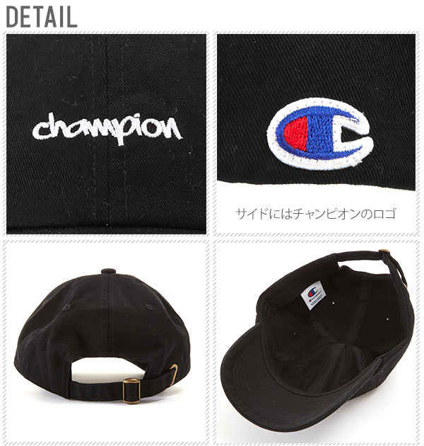 楽天市場 ローキャップ Champion チャンピオン 定番 メンズ レディース 帽子 Low Cap Champion キャップ 筆記体ロゴ ミニ刺繍 ワンポイント シンプル コットン 綿100 ストラップバック Strapback おしゃれ かわいい キッズ 子ども 手洗い可 洗える サイズ調整