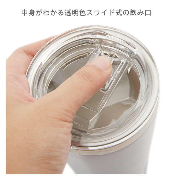 楽天市場 タンブラー 16oz 470ml Corkcicle コークシクル 定番 ステンレス 蓋付き ふた付き 保温 保冷 おしゃれ シンプル スライド 飲み口 透明フタ 滑り止め付き マイボトル マグボトル 持ちやすい フラット アウトドア 結露しない 3層構造 シャッタープルーフ 粉砕防止