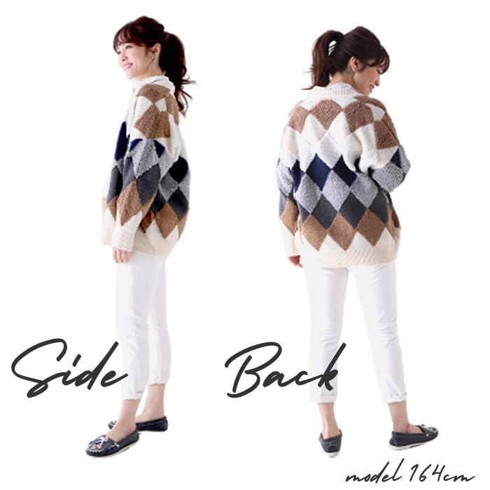 カーディガン レディース 秋冬 定番 編み ざっくり 高校生 かわいい 大きめ アウター 冬服 アーガイル柄 秋服 おしゃれ 服 ゆったり もこもこ 大学生 トップス 冬 カーデ 秋 ニット 学生 人気満点 49 割引 Bennettcontracting Com