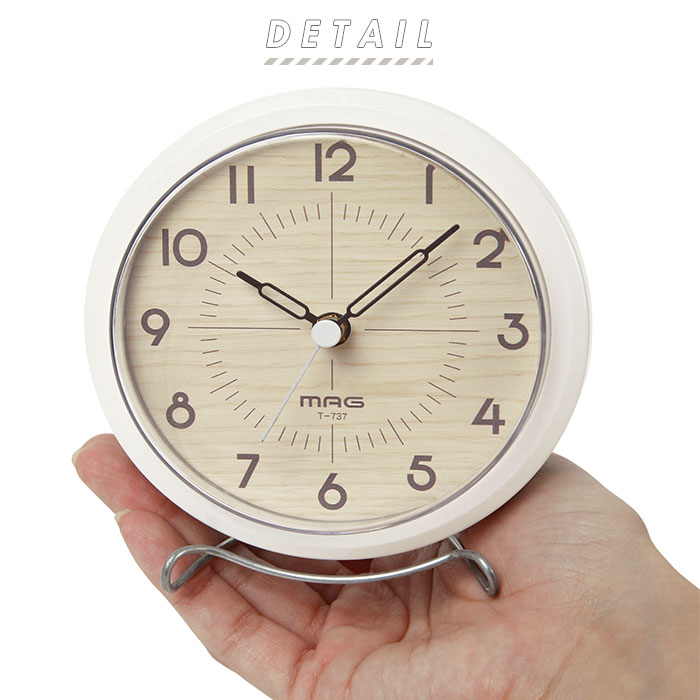 楽天市場 置時計 アナログ 定番 掛時計 掛け時計 おしゃれ かけ時計 ブランド Mag ミニ かわいい 見やすい 防滴 生活防水 お風呂 バスルーム アナログ マグ アンフィー Backyard Family 雑貨タウン